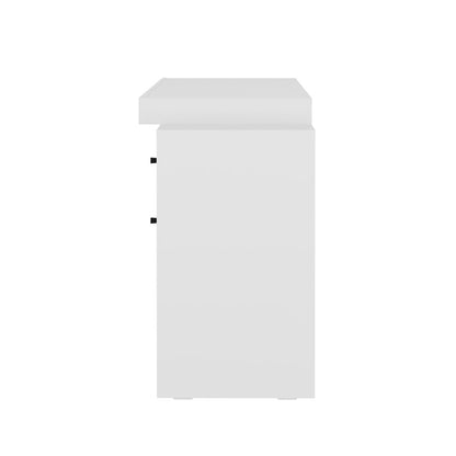 Techni Mobili Expandable Home Office Desk, White