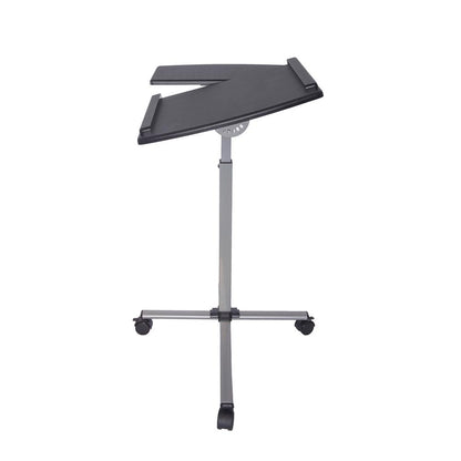 Rolling Adjustable Laptop Cart. Color: Graphite