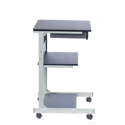 Rolling Laptop Cart with Storage. Color: Graphite