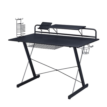 Gaming Computer Desk Setup with Organizers