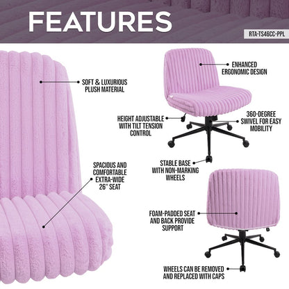 Purple Criss Cross Chair