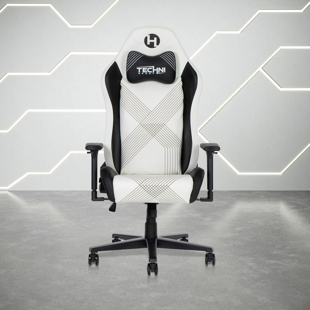 Techni Sport Comfort Edge White Gaming Chair