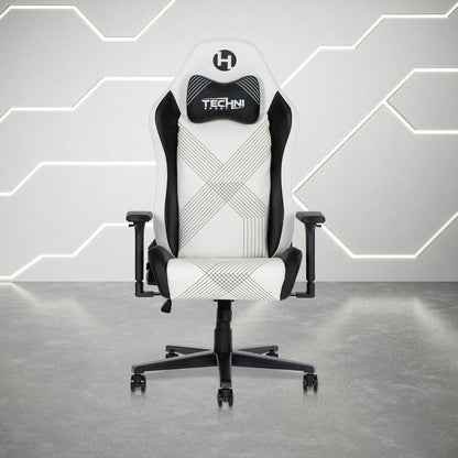 Techni Sport Comfort Edge White Gaming Chair