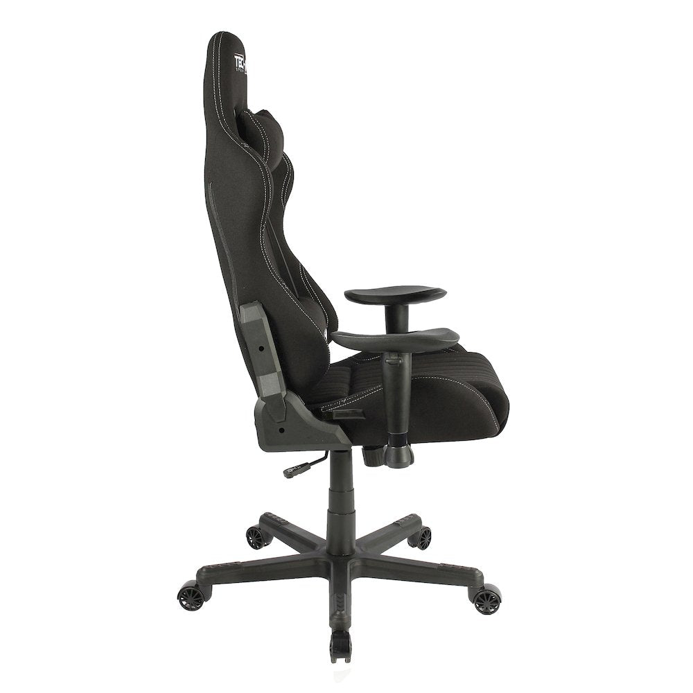 Fabric Ergonomic High Back Racer Style PC Gaming Chair, Black