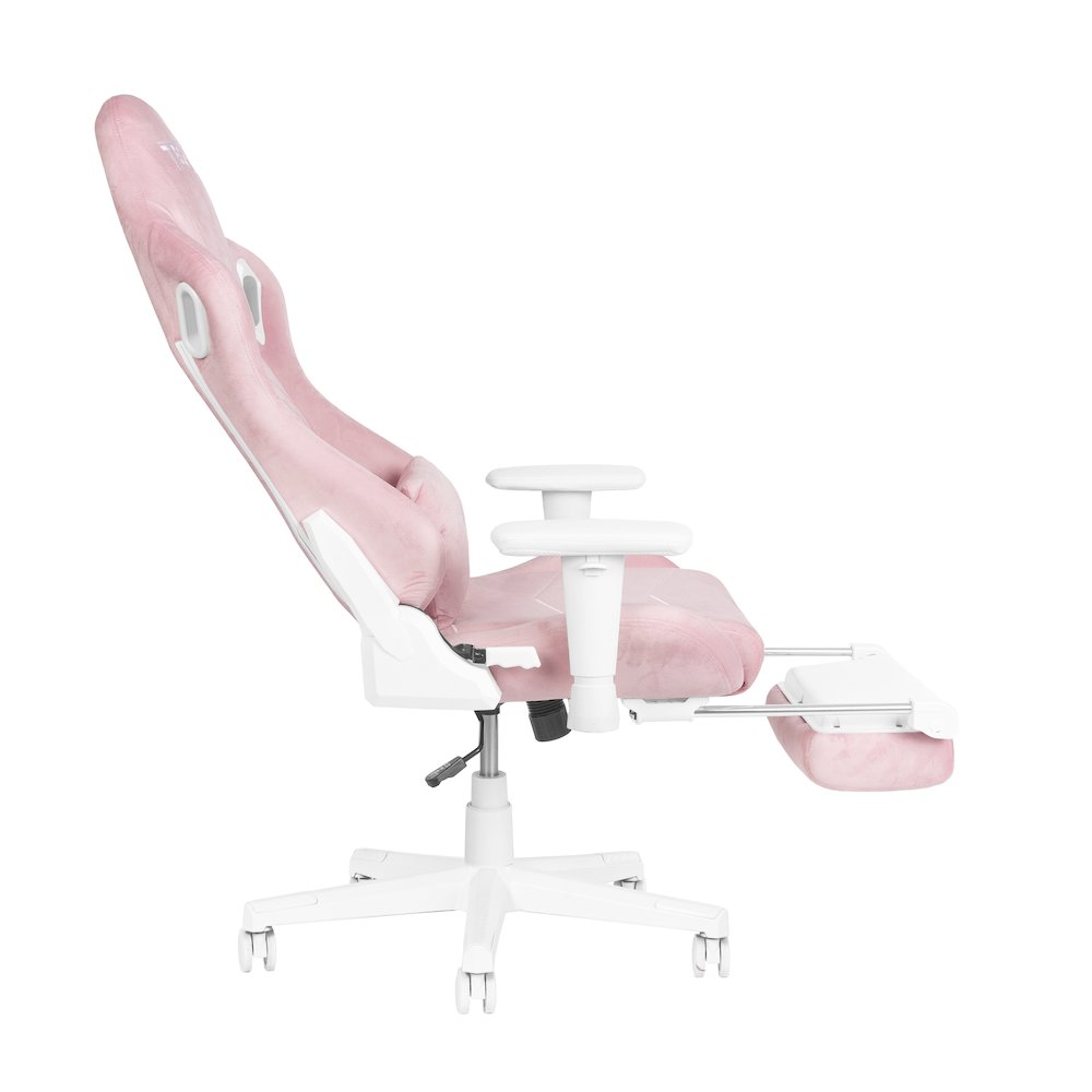 Velvet Gaming Chair - Pink