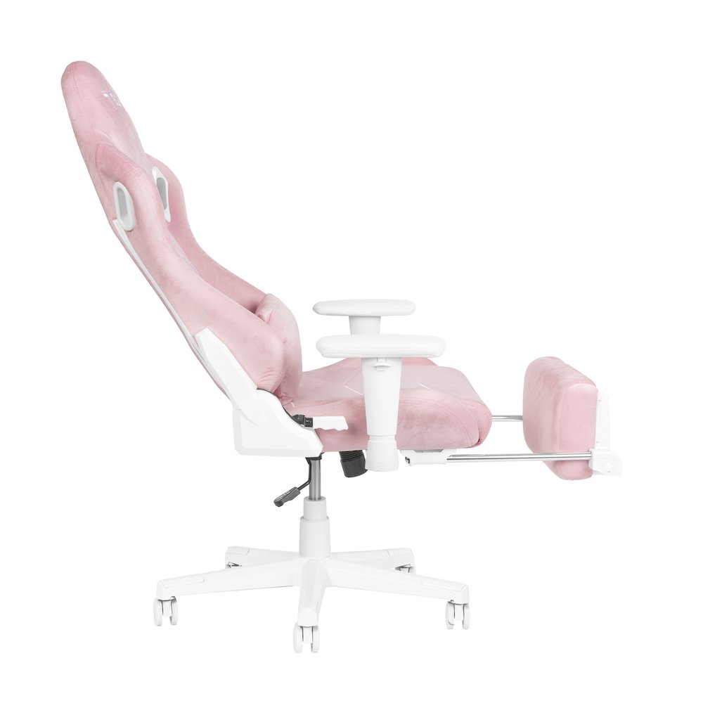 Velvet Gaming Chair - Pink