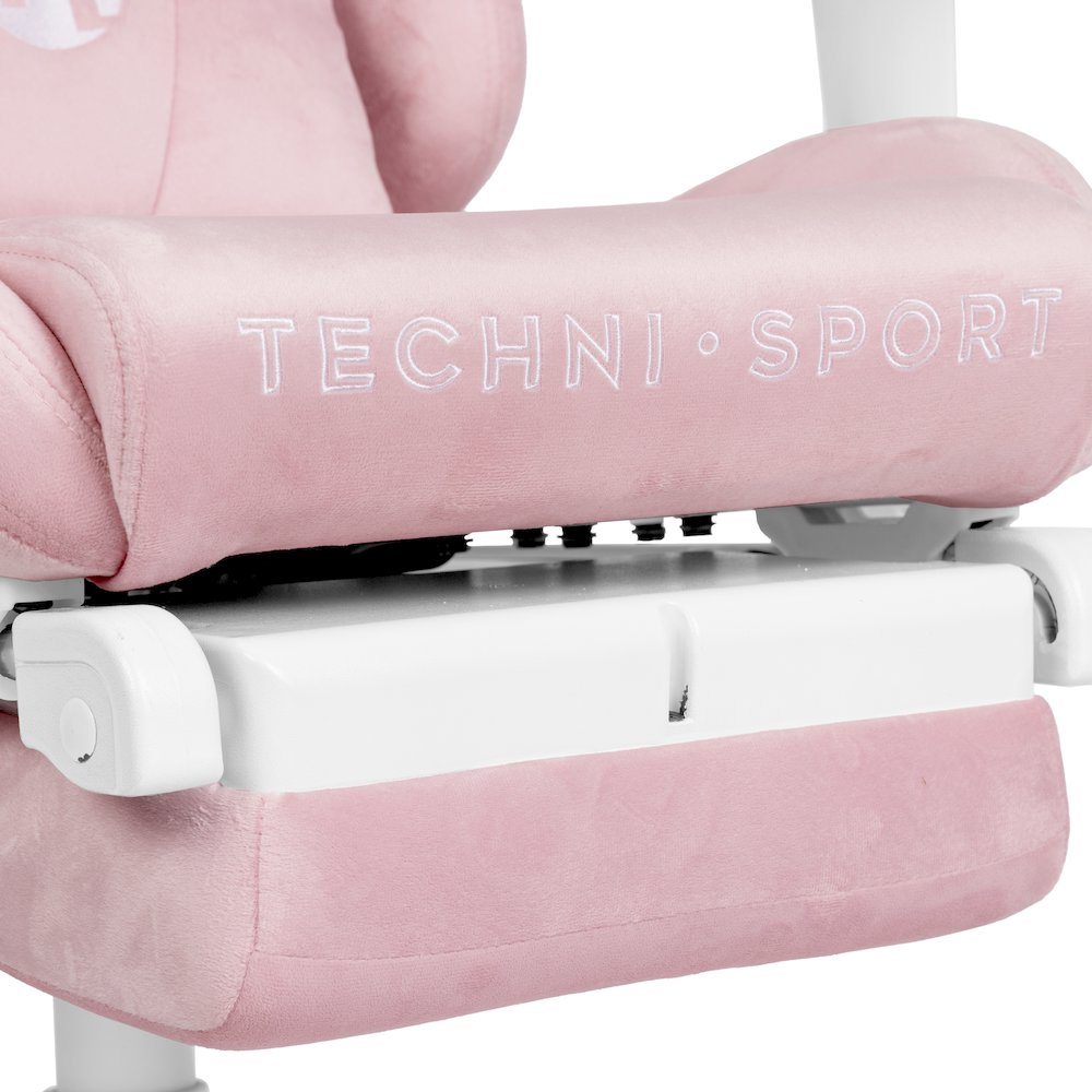 Velvet Gaming Chair - Pink