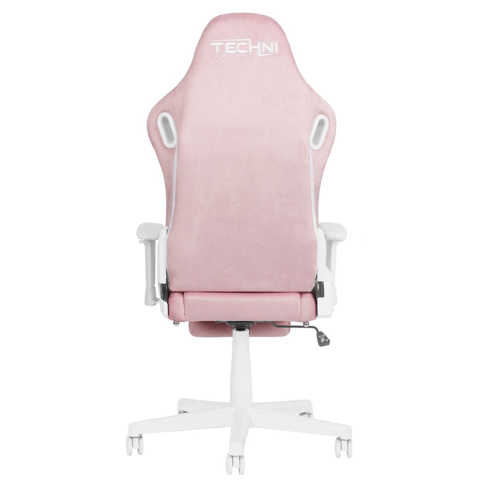 Velvet Gaming Chair - Pink