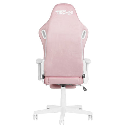 Velvet Gaming Chair - Pink