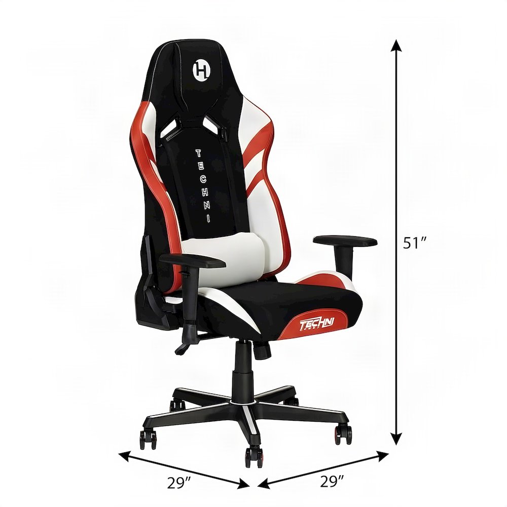 Bison Office Gaming Chair, Nylon Base