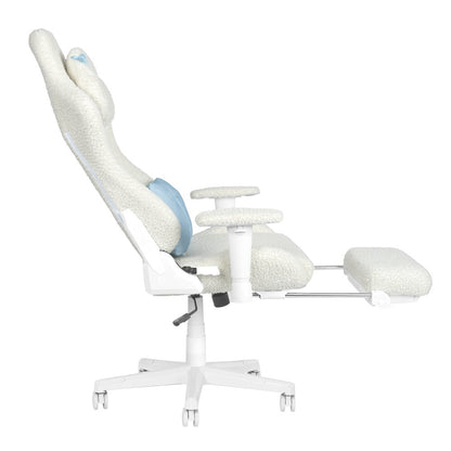 White Bunny Gaming Chair with Footrest