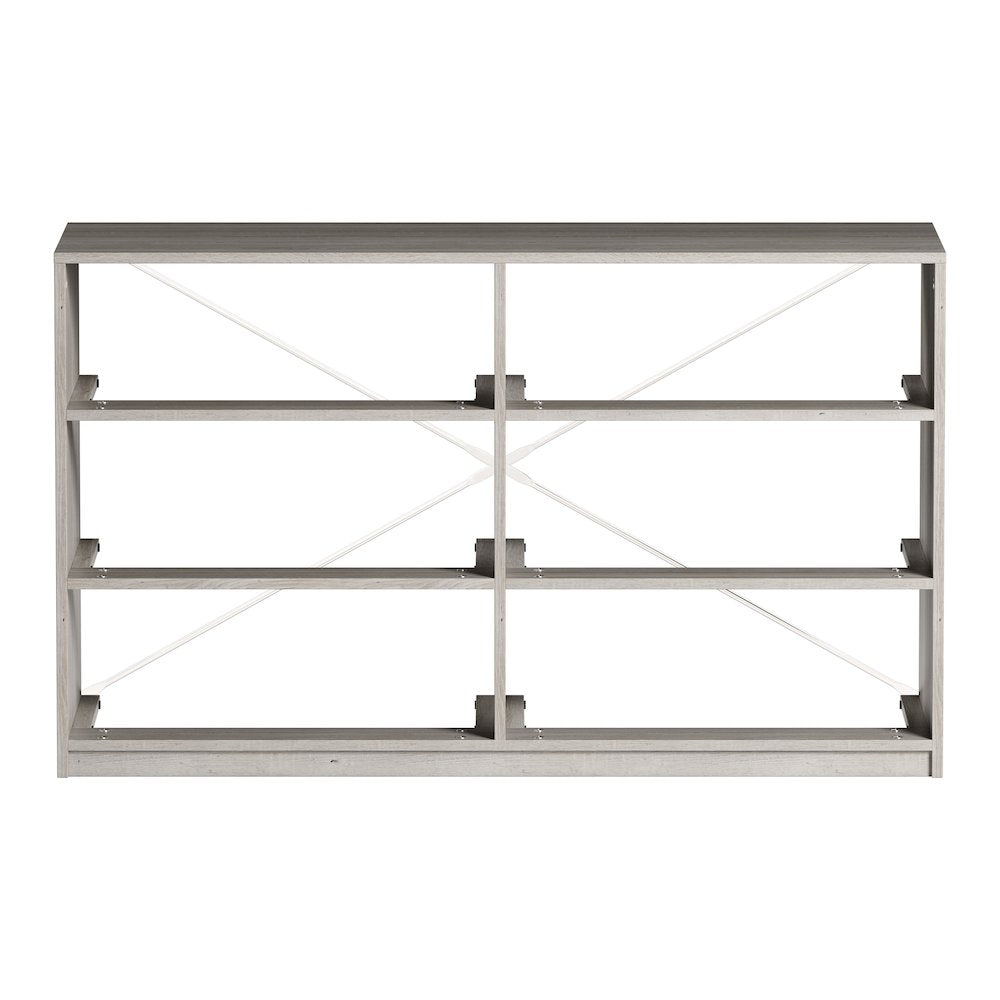 6-Drawer Dresser with Large Fabric Drawers, Grey