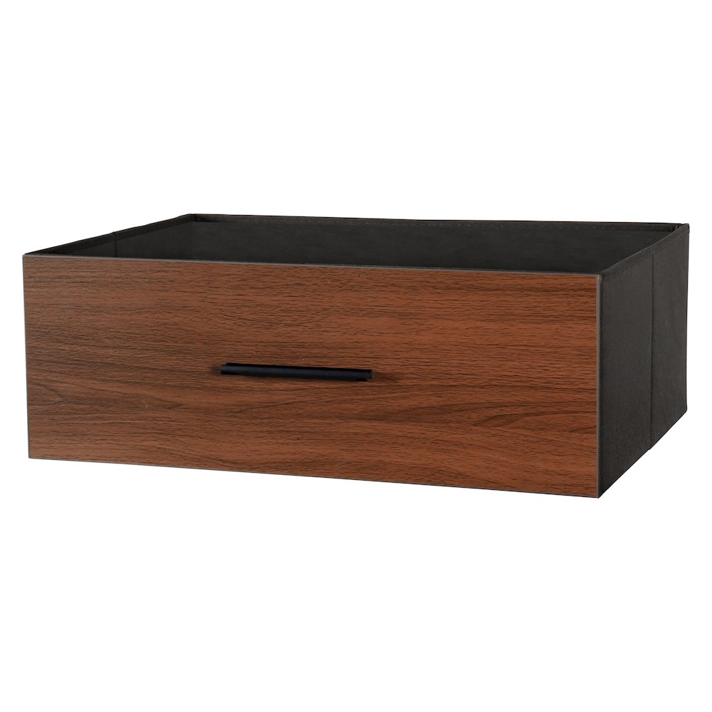 6-Drawer Dresser with Large Fabric Drawers, Walnut
