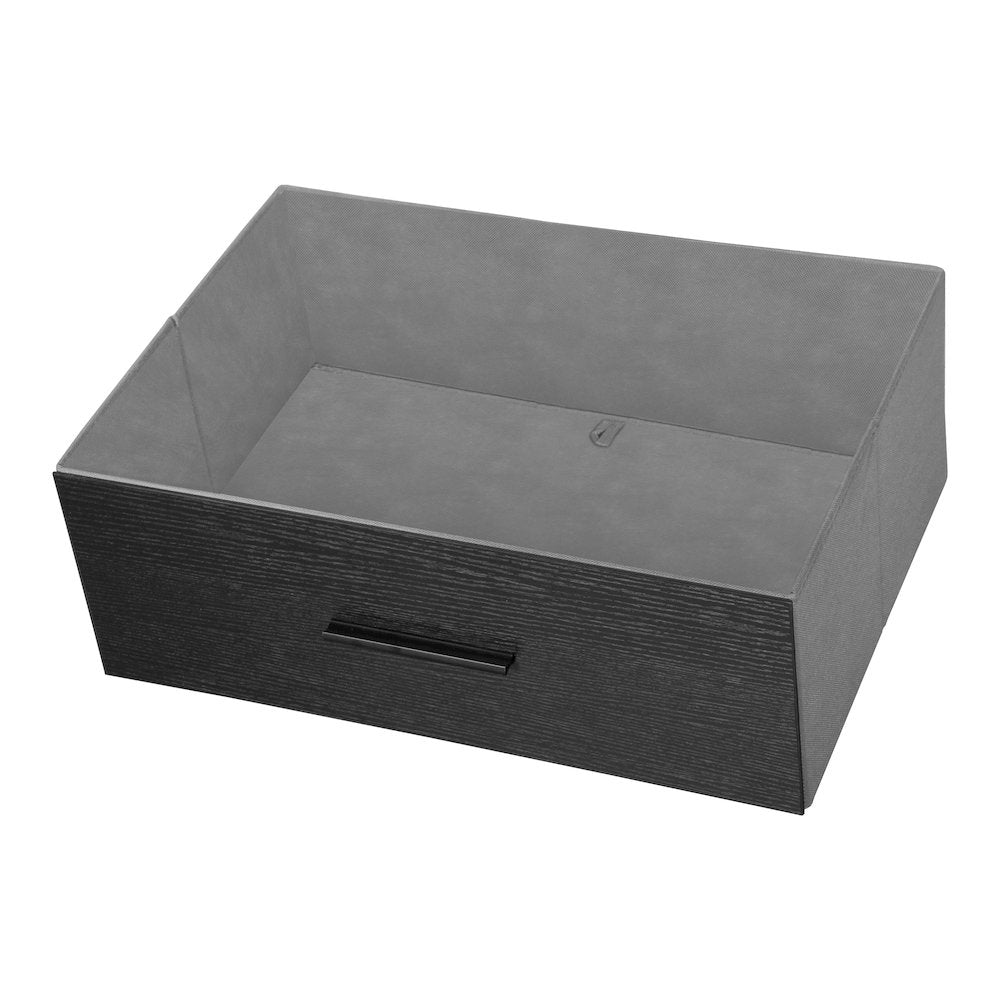 8-Drawer Dresser with Large Fabric Drawers, Black