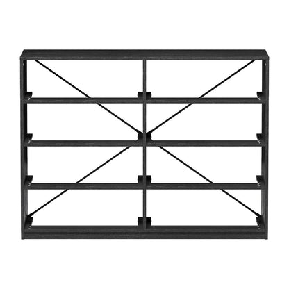 8-Drawer Dresser with Large Fabric Drawers, Black