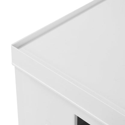 Set of 2 Stackable Storage Box with Lids for Home or Office Organization
