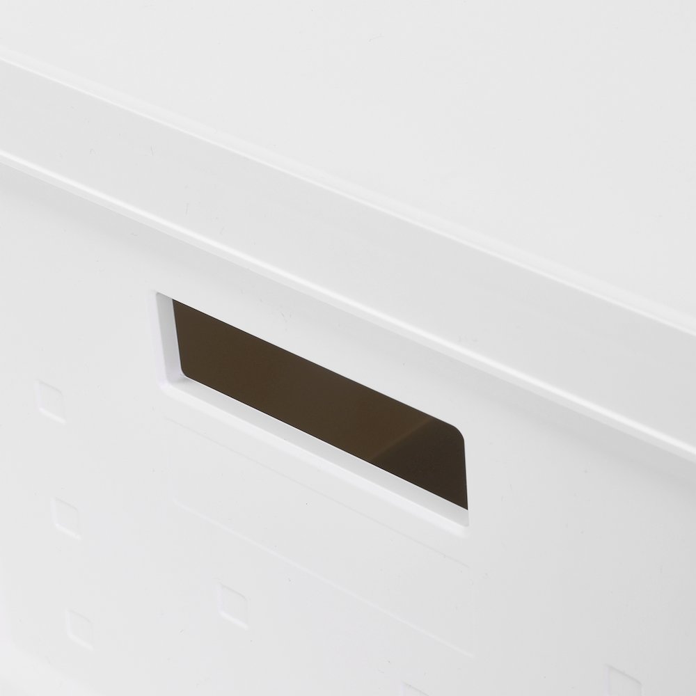 Set of 2 Stackable Storage Box with Lids for Home or Office Organization