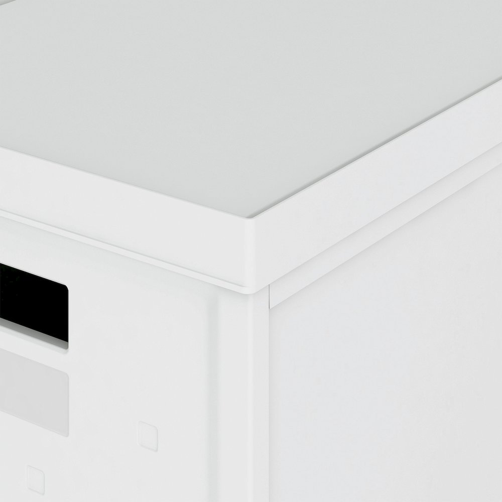 Set of 2 Stackable Rolling File Boxes with Lids and 10 Hanging Files
