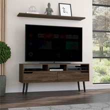 Oslo Tv Stand Dark Walnut MDF