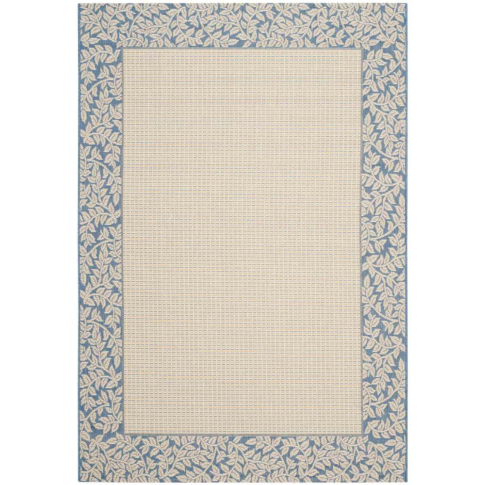 COURTYARD, NATURAL / BLUE, 9' X 12', Area Rug, CY0727-3101-9