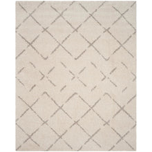 Ivory/Beige Area Rug with Power Loomed Large Rectangle Design for Living Room