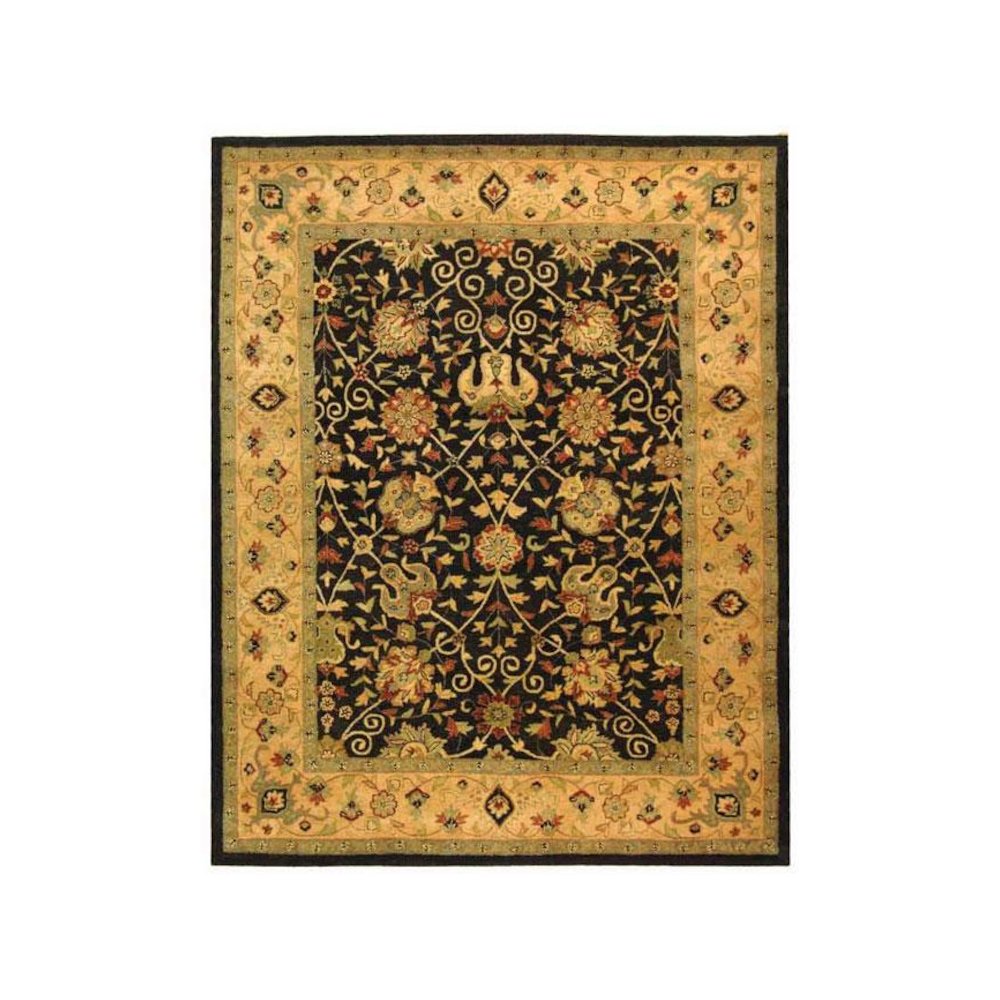 ANTIQUITY, BLACK, 7'-6" X 9'-6", Area Rug, AT21B-8