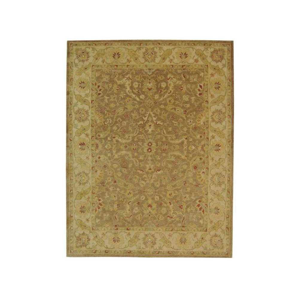 ANTIQUITY, BROWN / GOLD, 7'-6" X 9'-6", Area Rug