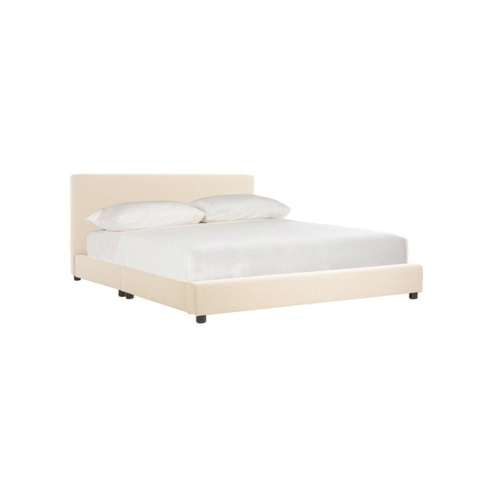 Carter Bed, Queen, Beige