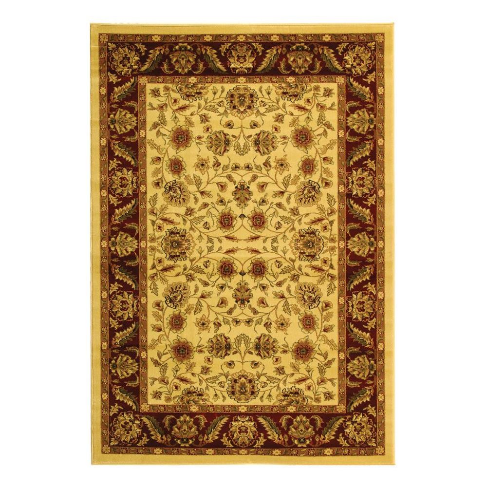 LYNDHURST, IVORY / RED, 4' X 6', Area Rug, LNH215A-4