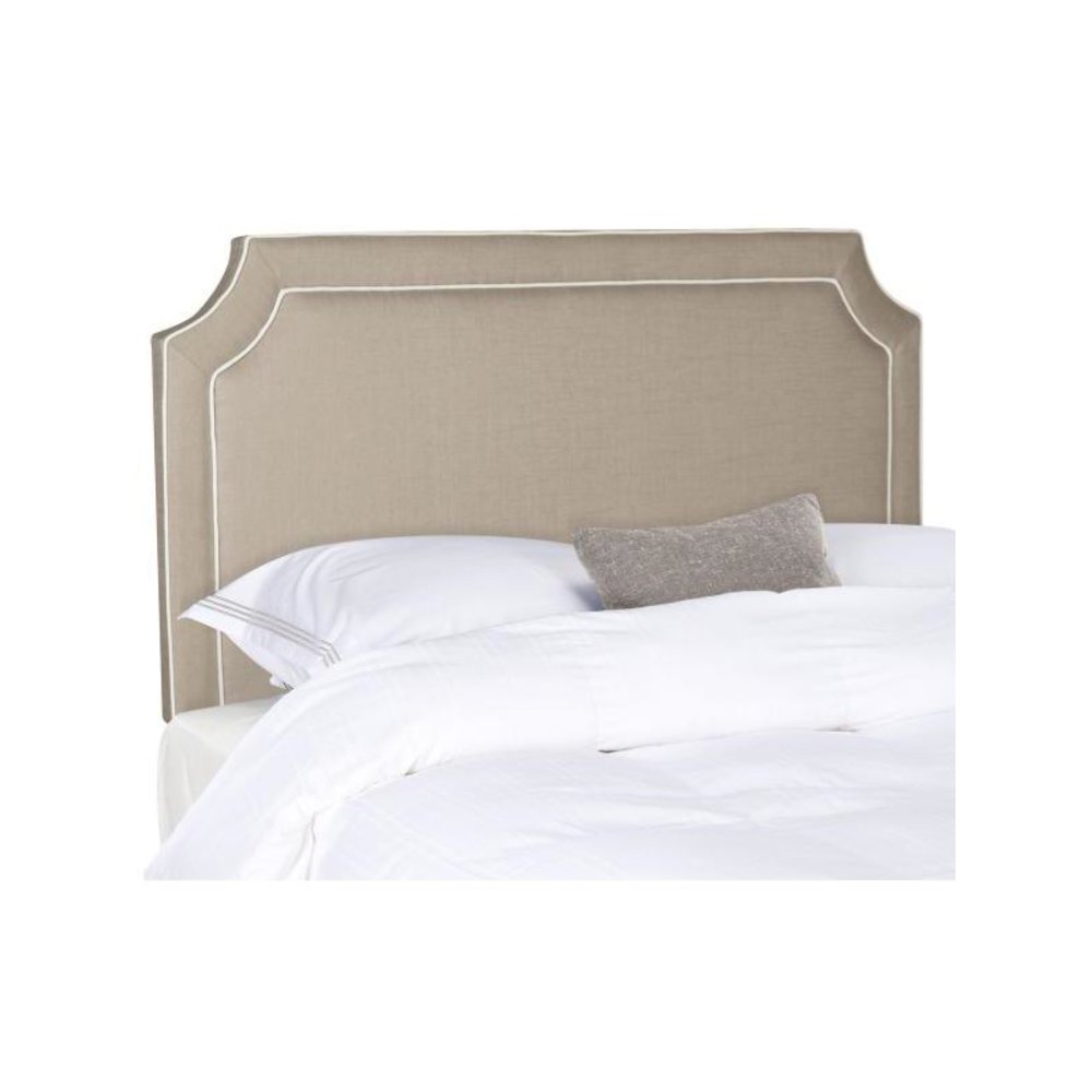 DANE OYESTER & WHITE PIPING HEADBOARD, MCR4686D