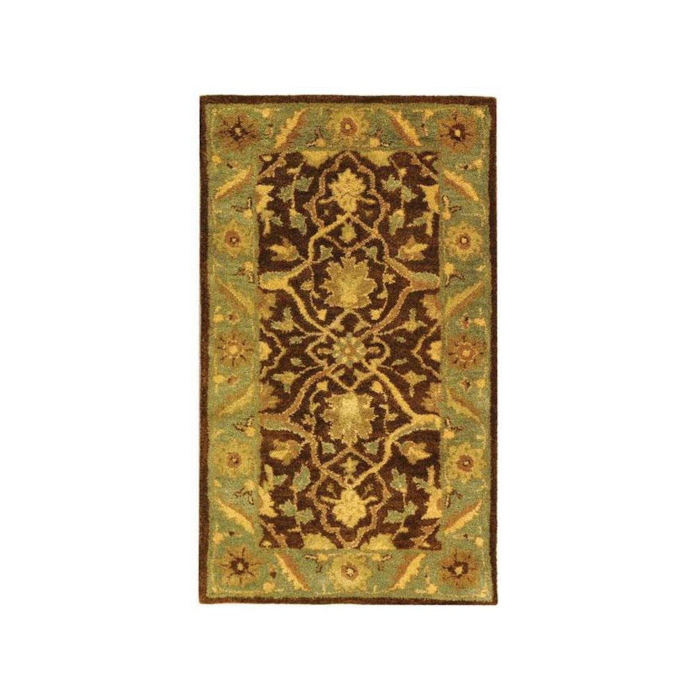 ANTIQUITY, BROWN / GREEN, 2'-3" X 4', Area Rug, AT14F-24