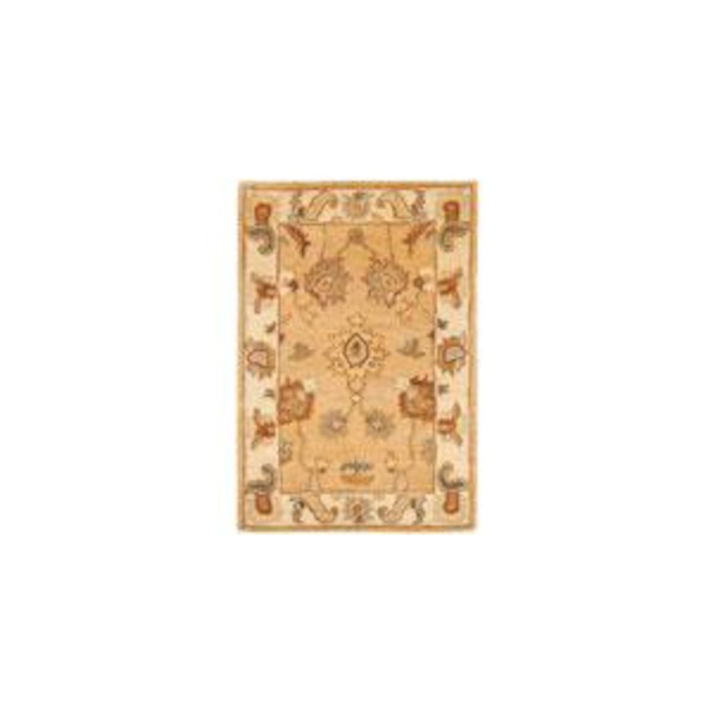 BERGAMA, TAUPE / IVORY, 4' X 6', Area Rug