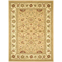 Beige Ivory Area Rug with Power Loomed Polypropylene Pile and Jute Backing