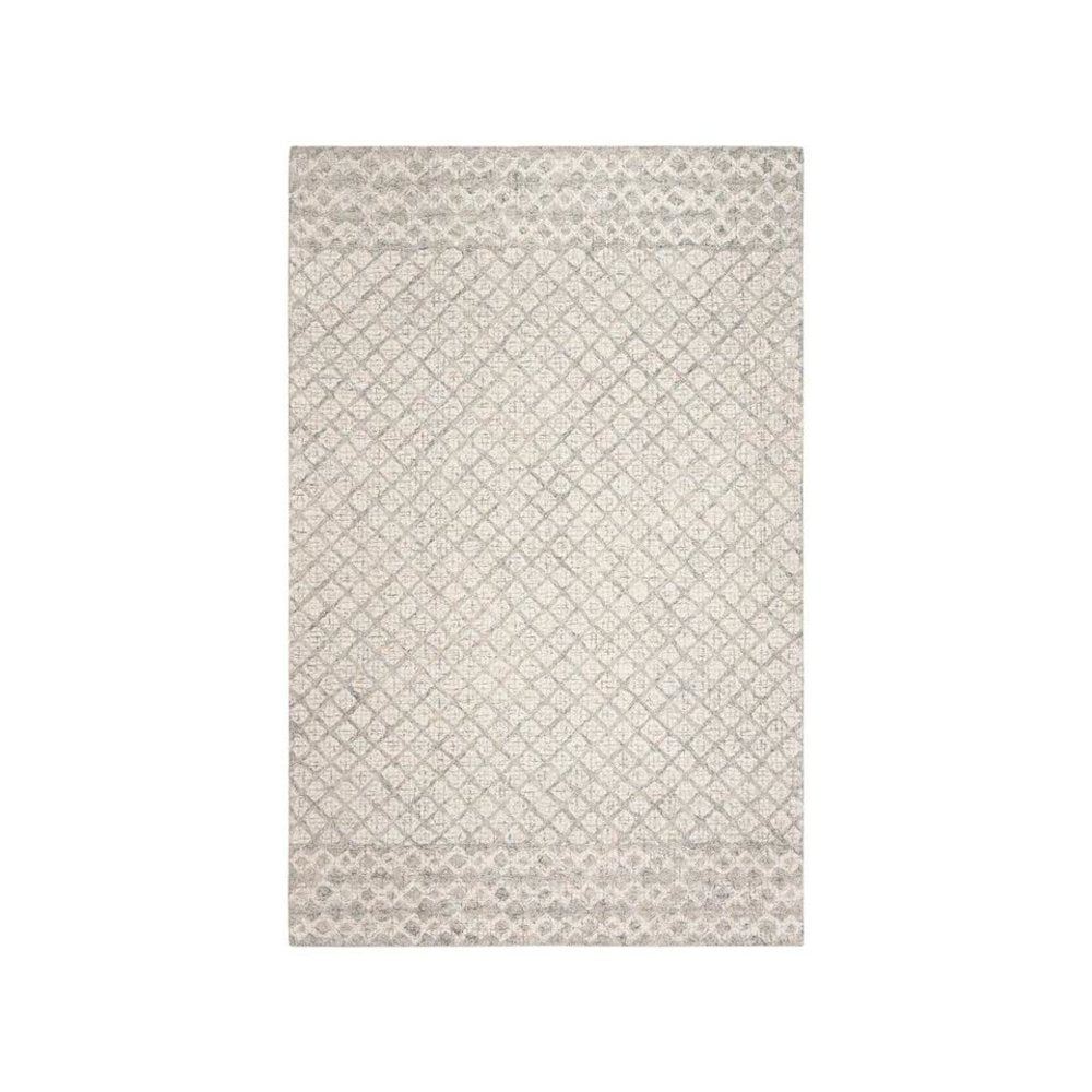 Abstract, IVORY / GREY, 8' X 10', Area Rug, ABT203F-8