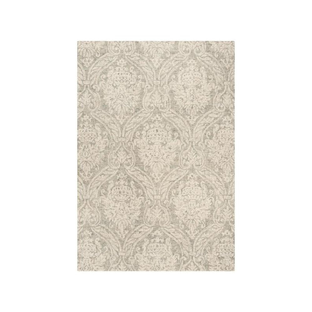 Abstract, GREY / IVORY, 6' X 6' Square, Area Rug, ABT204A-6SQ
