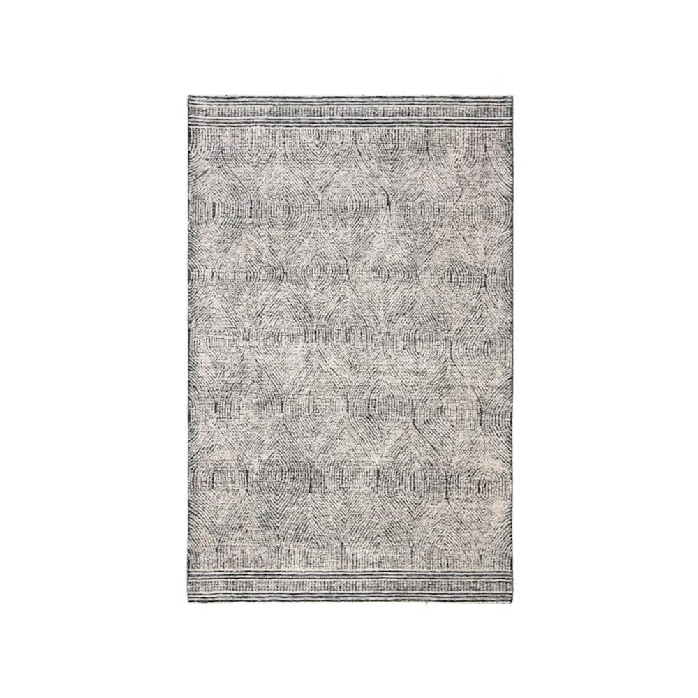 Abstract, IVORY / CHOCOLATE, 8' X 10', Area Rug