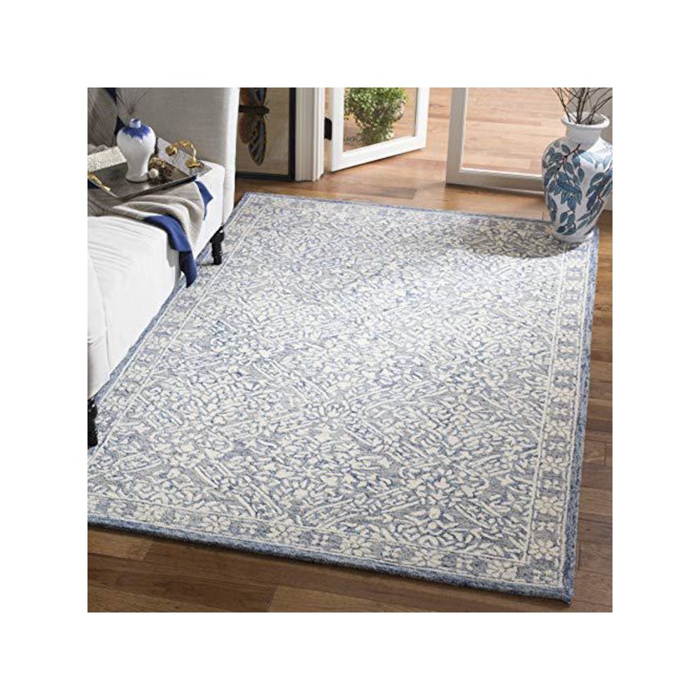 MICRO-LOOP, BLUE / IVORY, 8' X 10', Area Rug, MLP510M-8