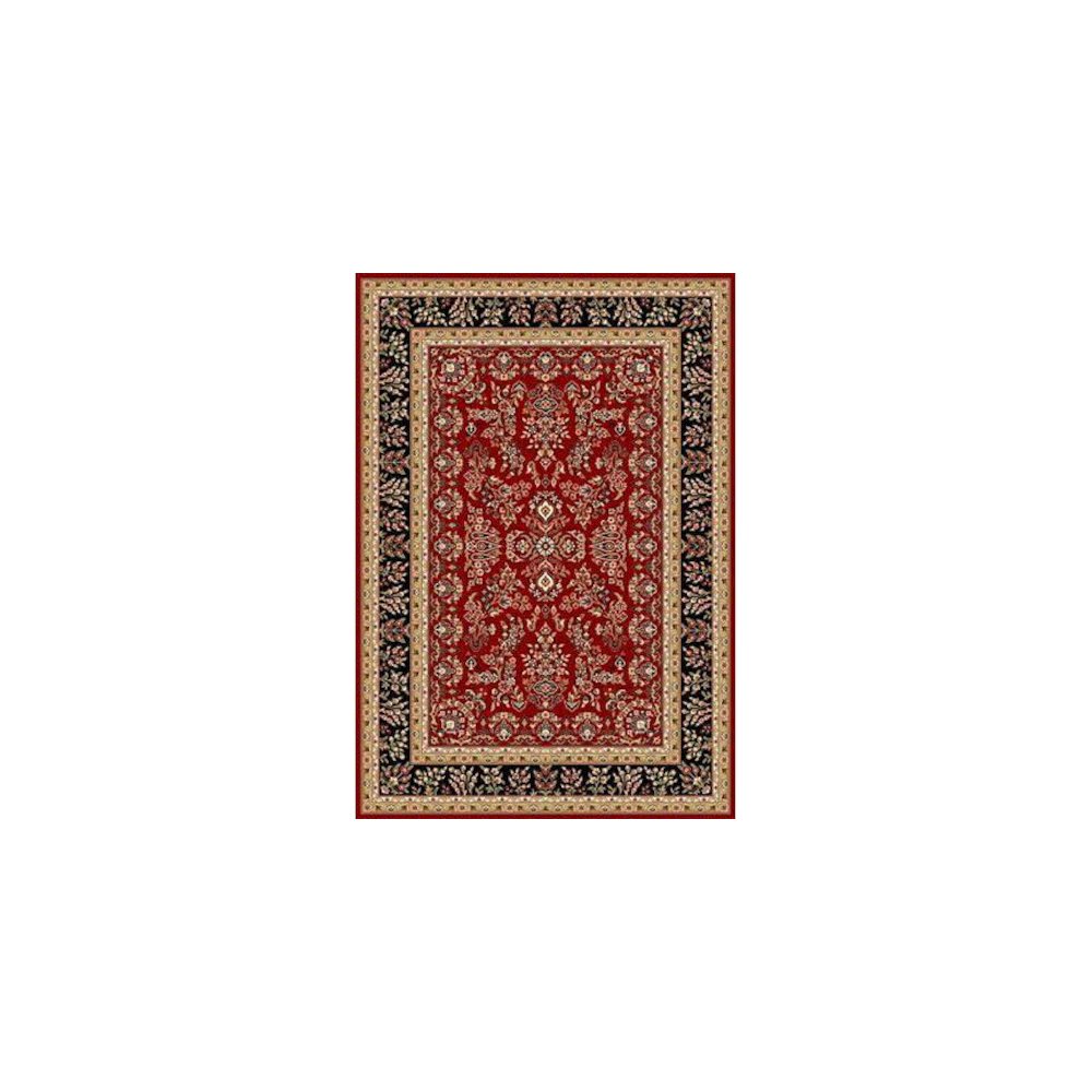 LYNDHURST, RED / BLACK, 8' X 11', Area Rug, LNH331B-8