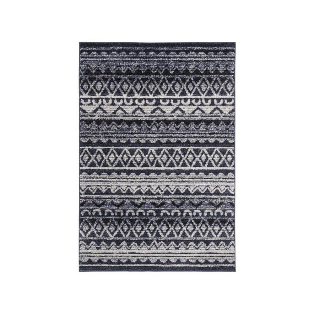 Adirondack, IVORY / NAVY, 3' X 5', Area Rug, ADR119M-3