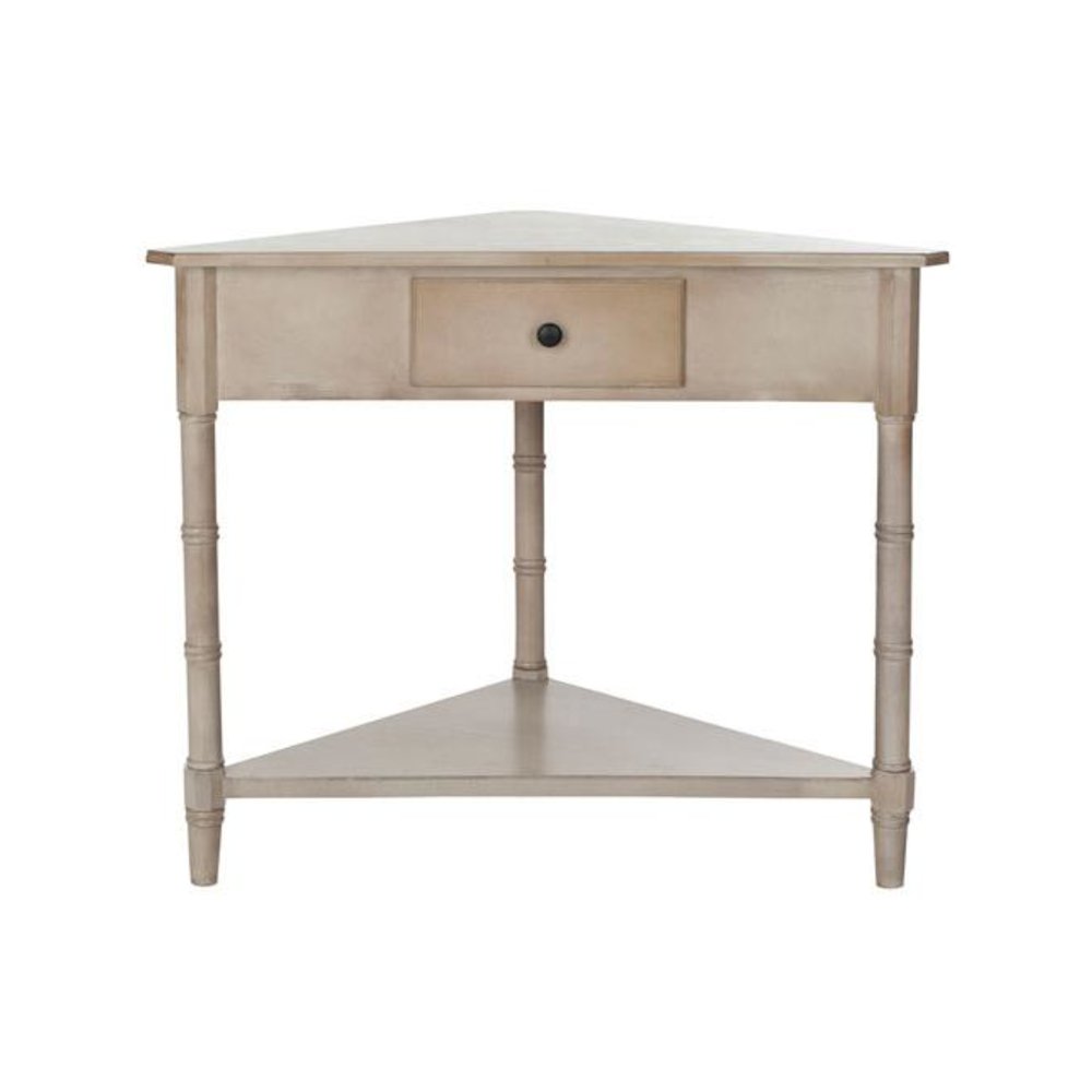 GOMEZ CORNER TABLE WITH STORAGE DRAWER, AMH5709A