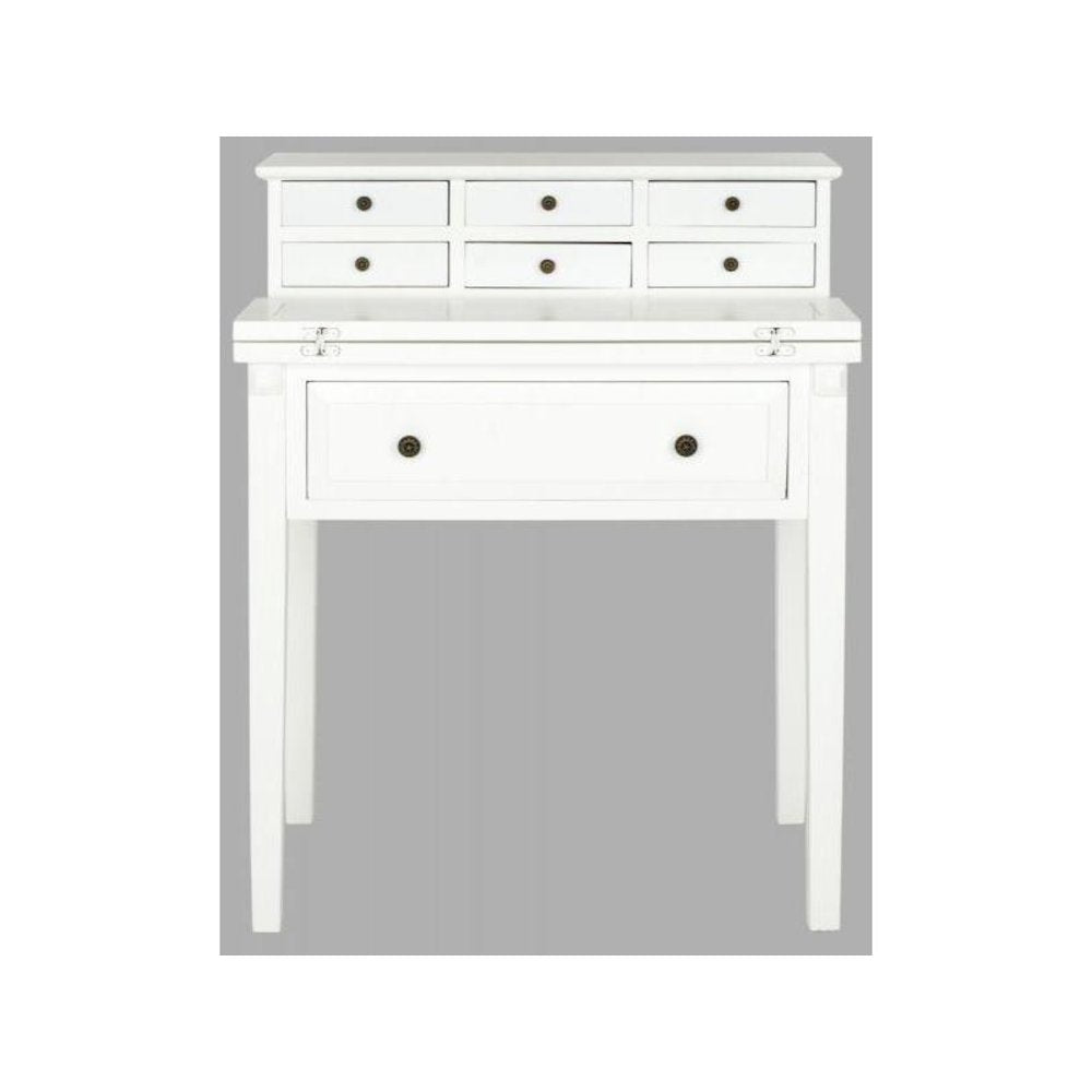 ABIGAIL 7 DRAWER FOLD DOWN DESK, AMH6520D