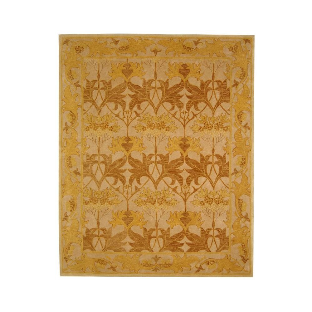 ANATOLIA, BEIGE / GOLD, 9'-6" X 13'-6", Area Rug