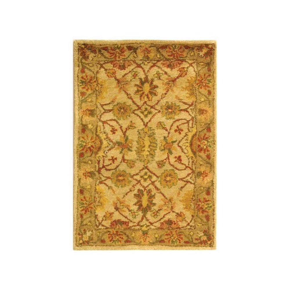 ANTIQUITY, IVORY / LIGHT GREEN, 2' X 3', Area Rug