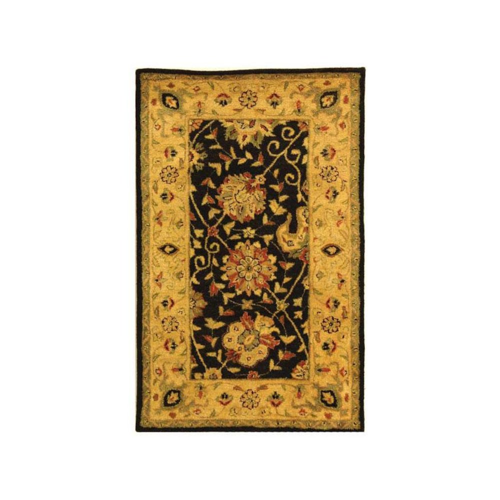 ANTIQUITY, BLACK, 3' X 5', Area Rug, AT21B-3