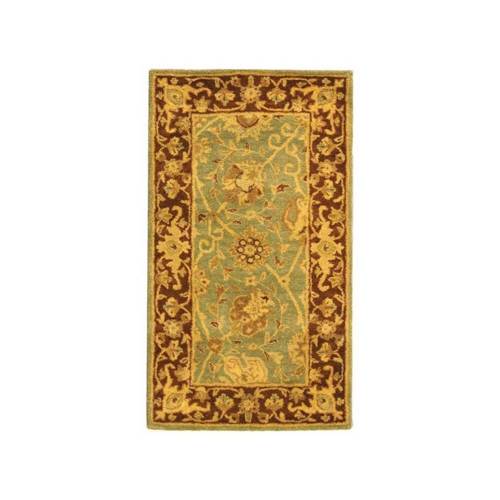 ANTIQUITY, GREEN / BROWN, 2'-3" X 10', Area Rug