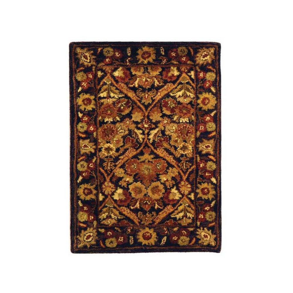 ANTIQUITY, DARK PLUM / GOLD, 2' X 3', Area Rug