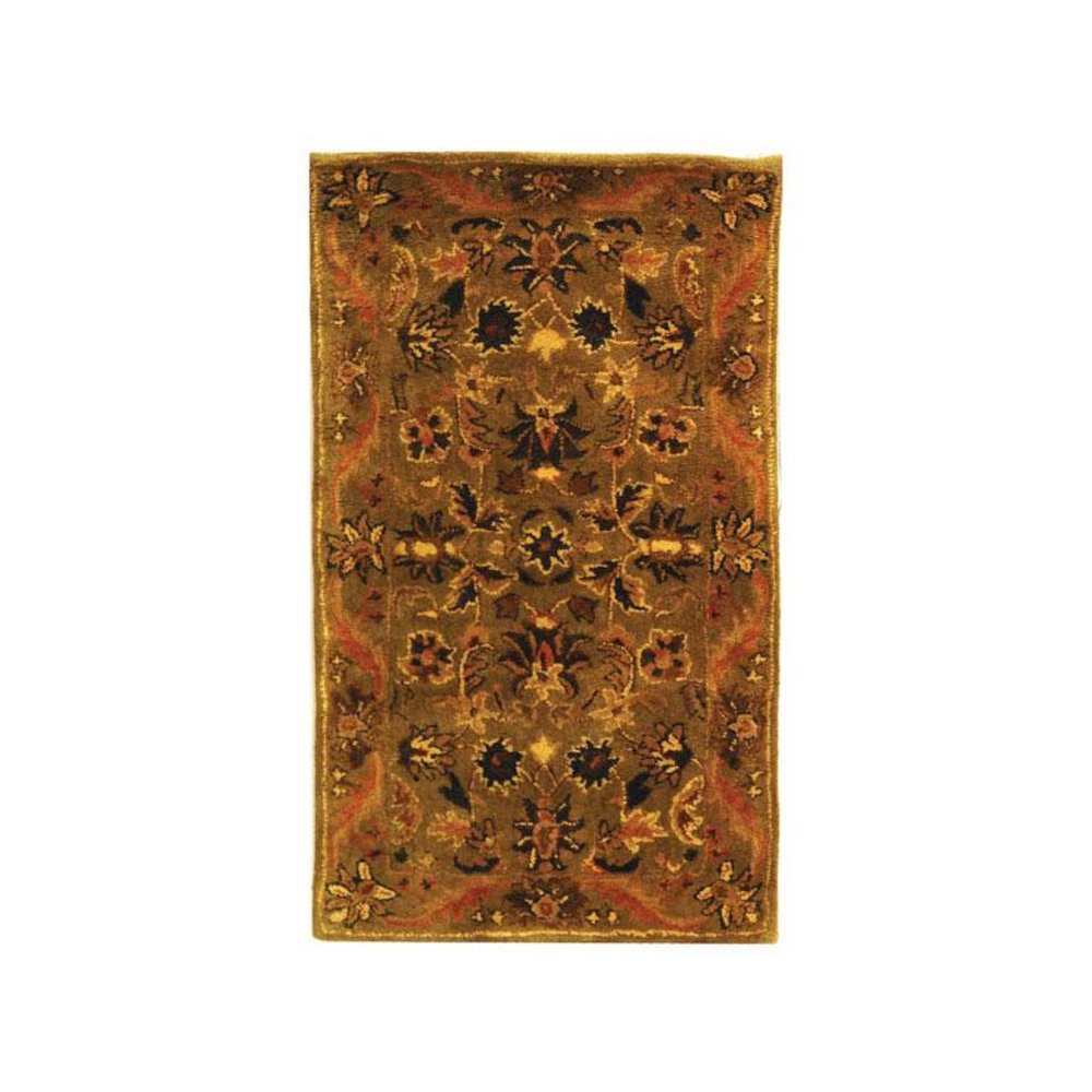 ANTIQUITY, OLIVE / GOLD, 2'-3" X 4', Area Rug