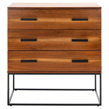 Marquise Three-Drawer Chest - Brown