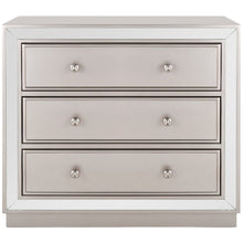 Basie Three-Drawer Chest - Champagne / Mirror