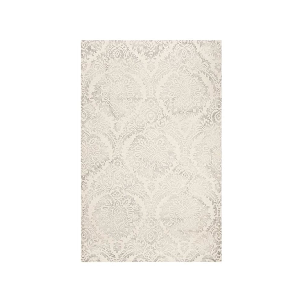 DIP DYE, SILVER / IVORY, 5' X 8', Area Rug, DDY210G-5